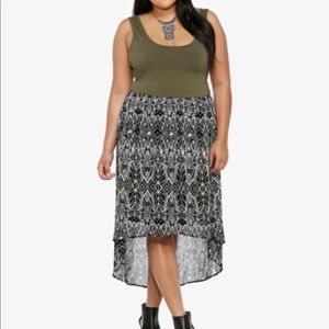 Torrid Hi-Low Print Dress